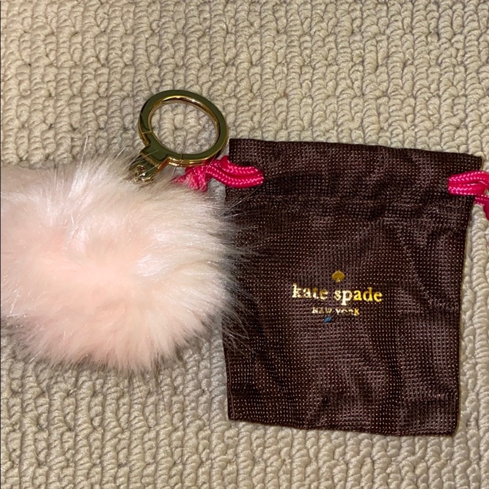 Kate Spade Keychain Puff with bag